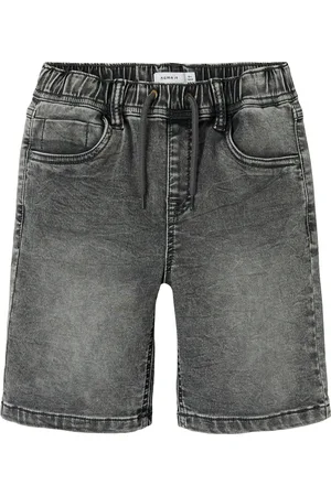 NAME IT Nkmryan Jogger Dnm L Shorts 6300-Th Noos Grey