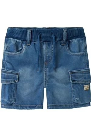 NAME IT Nmmben Baggy Dnm L Shorts 8610-To Noos Blue