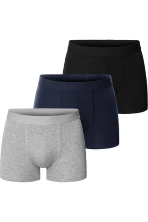Bread & Boxers 3-Pack Boxer Brief Grey