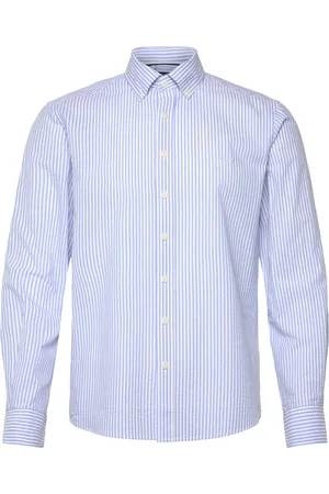 SEBAGO Seersucker Bd Shirt Blue