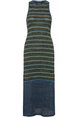 Scotch&Soda Sequin Stripe Knitted Dress Black