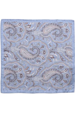 Amanda Christensen Pocket Square Blue
