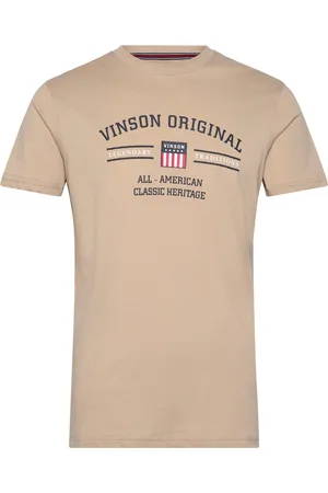 Vinson Vin T-Shirt Matt Men Beige