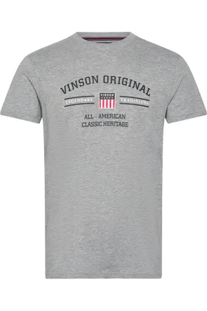 Vinson Vin T-Shirt Matt Men Grey