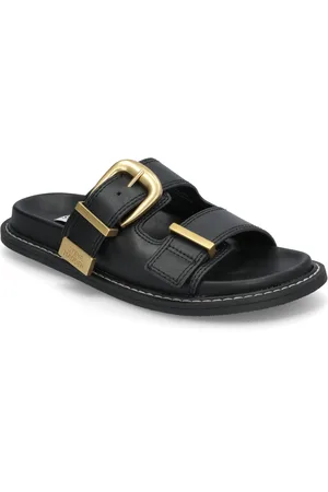 Steve Madden Arch-E Slides Black