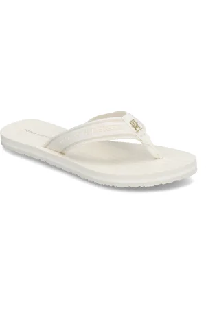 Tommy Hilfiger Th Stripes Beach Sandal Cream