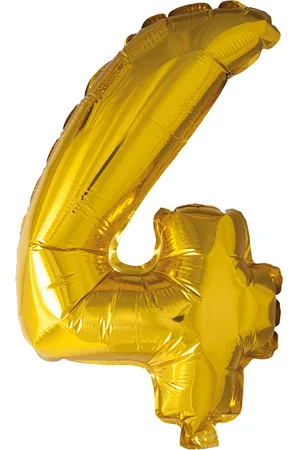Joker Foil Balloon Number 4 86 Cm