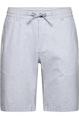 Lindbergh Linen Shorts Blue