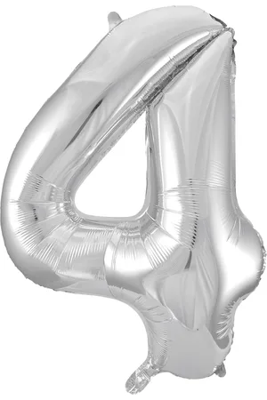 Joker Foil Balloon Number 4 86 Cm