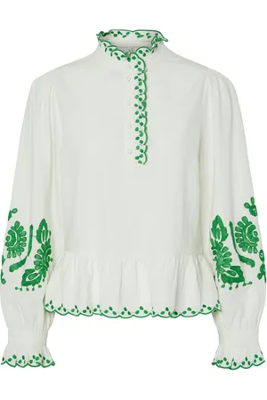 Y.A.S Brimu Ls Top White