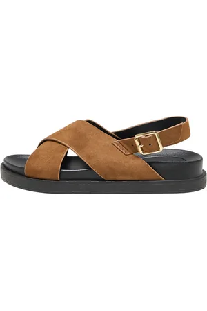 ONLY Onlminnie-2 Pu Slingback Sandal Noos Brown
