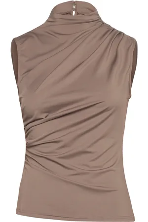 Rosemunde Rwbillie Sl Drape Top Brown