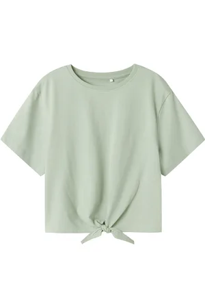 NAME IT Nkfvaya Ss Loose Top Green
