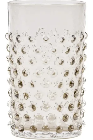 Anna Von Lipa Hobnail Glass Brown