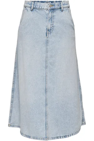 ONLY Onlmindy Hw Loose Dnm Skirt Noos Blue