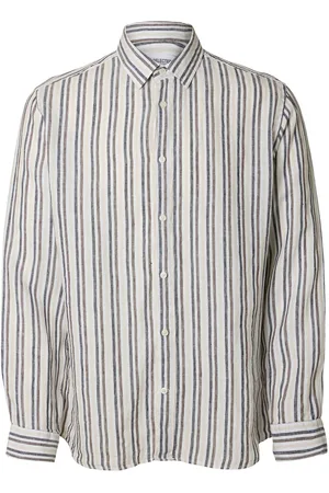SELECTED Slhregkylian Mix Ls Shirt Patterned