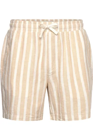 Solid Sdfried Shorts Beige