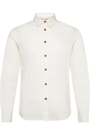 Anerkjendt Akleif L/S Cot/Linen Shirt White