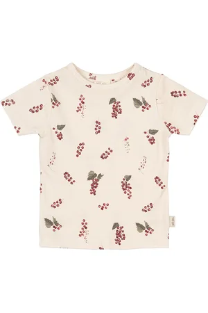 Petit Piao T-Shirt S/S Printed Cream