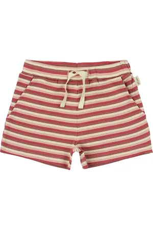 Petit Piao Shorts Modal Multi Striped Red