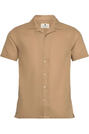 Anerkjendt Akleon Structure S/S Shirt 3 Beige