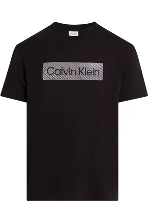 Calvin Klein Textured Embroidery T-Shirt Black