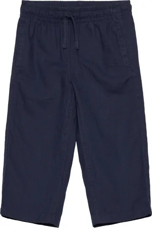 GANT Cotton Linen Pants Navy