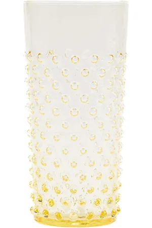 Anna Von Lipa Hobnail Long Drink Yellow
