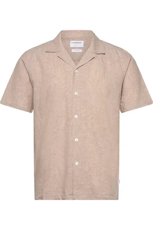 Lindbergh Casual Linen Blend Resort S/S Beige