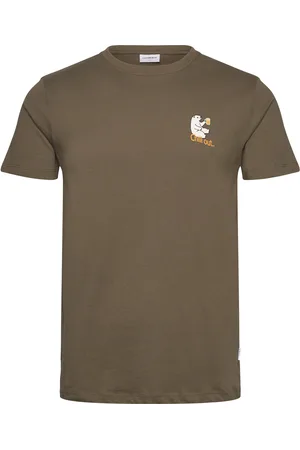 Lindbergh Printed Tee S/S Khaki