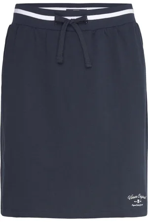 Vinson Reece Cot Pe Sw Vin W Skirt Navy