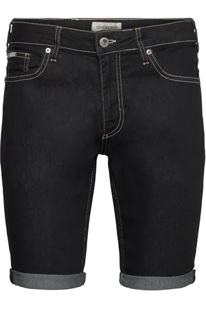 Lindbergh Stretch Denim Shorts Black
