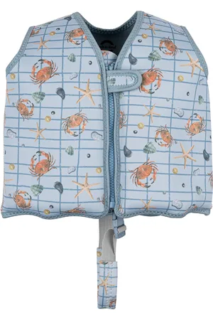 Mikk-Line Swim Vest Aop Blue