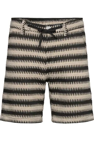 Anerkjendt Akjan Struc Stripe Shorts Patterned