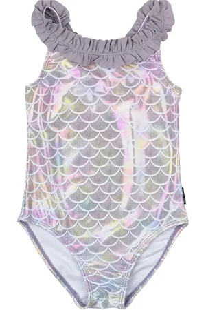 Mikk-Line Swimsuit Uv Aop Recycled Purple