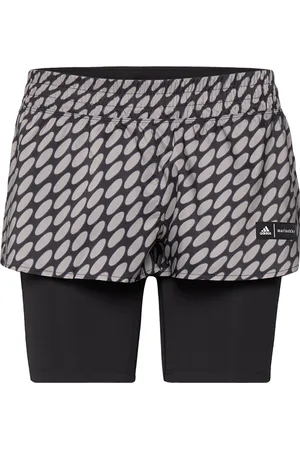 adidas Adidas X Marimekko Run Icons 3 Bar Logo 2-In-1 Running Shorts Patterned