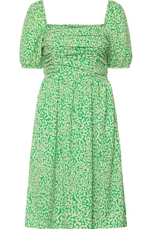French Connection Cadie Verona Sq Nk Uk Len Dres Green