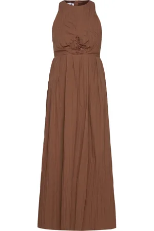 Hope Cut-Out Dress Brown