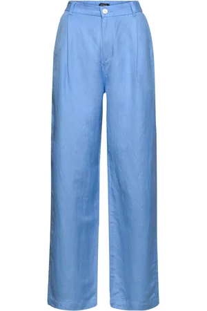 Lindex Ragna Linen Pleat Blue
