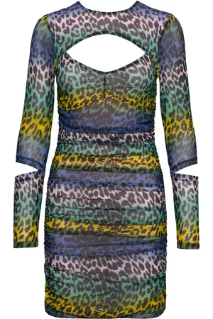 Ganni Printed Mesh Patterned