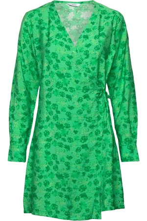 Envii Envictoria Ls Short Dress Aop 6891 Green