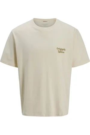 JACK & JONES Joracapulco Type Tee Ss Crew Neck Beige Jack & J S