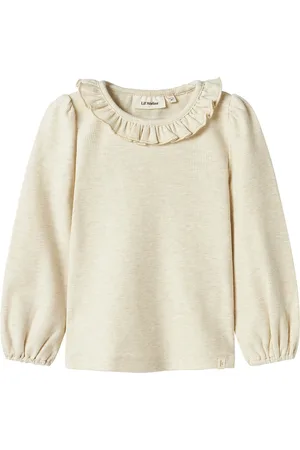 Lil Atelier Nmfdarla Ls Slim Top Lil Cream