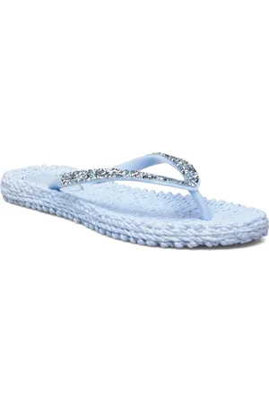 Ilse Jacobsen Flip Flop With Rhinest S Blue
