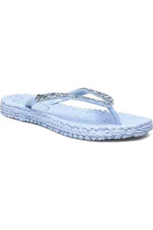 Ilse Jacobsen Flip Flop With Rhinest S Blue