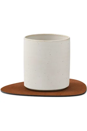LIND DNA 4-Set Glass Mat Curve Double Brown