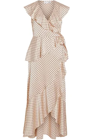 VILA Vikimmie S/S Wrap Ankle Dress/Dc/Ka Pink