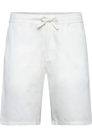 Anerkjendt Aklt James Cot/Linen Ela Shorts White