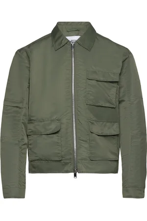 HAN Kjøbenhavn Nylon Boxed Cargo Jacket Khaki