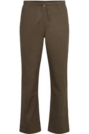 Anerkjendt Akjan Cot/Linen Ela Pants Khaki